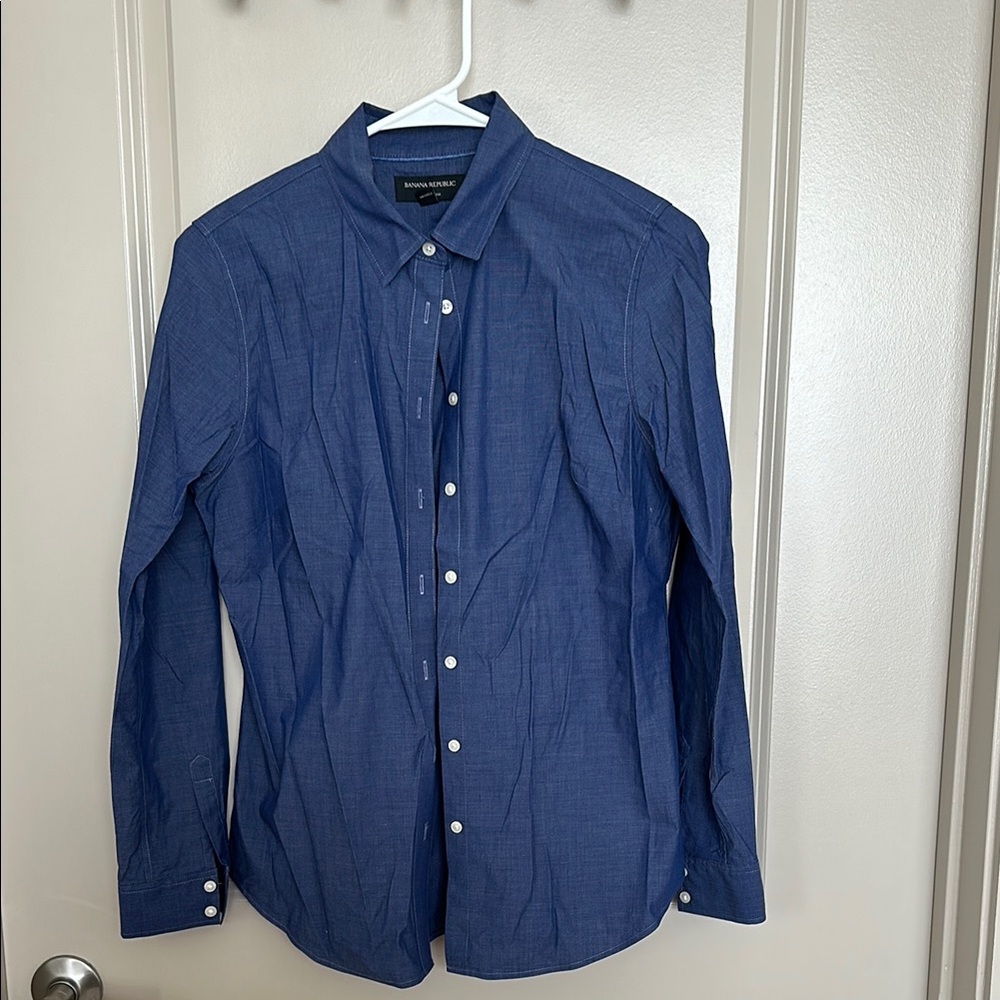 Banana Republic Blue Button Down Shirt